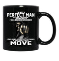 I Was Born In November Black Coffee Mug - Black