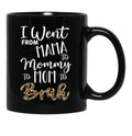 I Went From Mama To Mommy To Mom To Bruh First Mother'S Day Black Coffee Mug - Black
