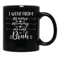 I Went From Mama To Mommy To Mom To Bruh (54) Black Coffee Mug - Black