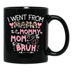 I Went From Mama To Mommymombruh Black Coffee Mug - Black