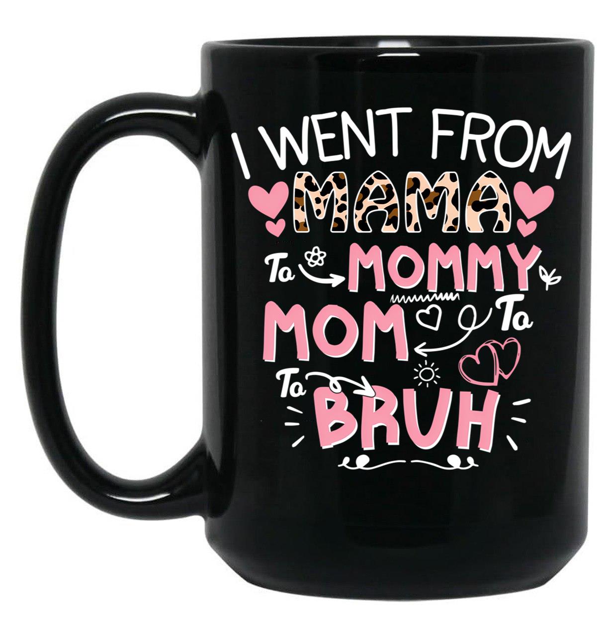 I Went From Mama To Mommymombruh Black Coffee Mug
