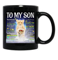 I Will Always Be There To Support You Black Coffee Mug - Black