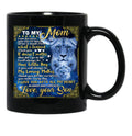 I Will Always Be Your Little Boy Your Son Black Coffee Mug - Black