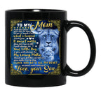 I Will Always Be Your Little Boy Your Son Black Coffee Mug - Black