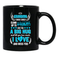 I Wish I Could Climb Up To Heaven Black Coffee Mug - Black