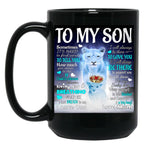 I Would Use My Last Breath To Say I Love You Black Coffee Mug