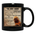I'Ll Always Be With You Black Coffee Mug - Black