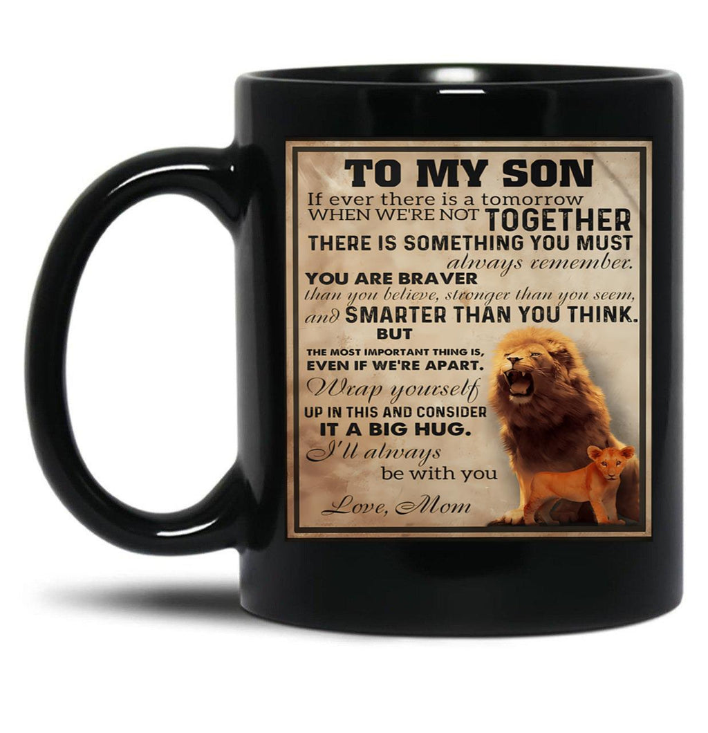I'Ll Always Be With You Black Coffee Mug