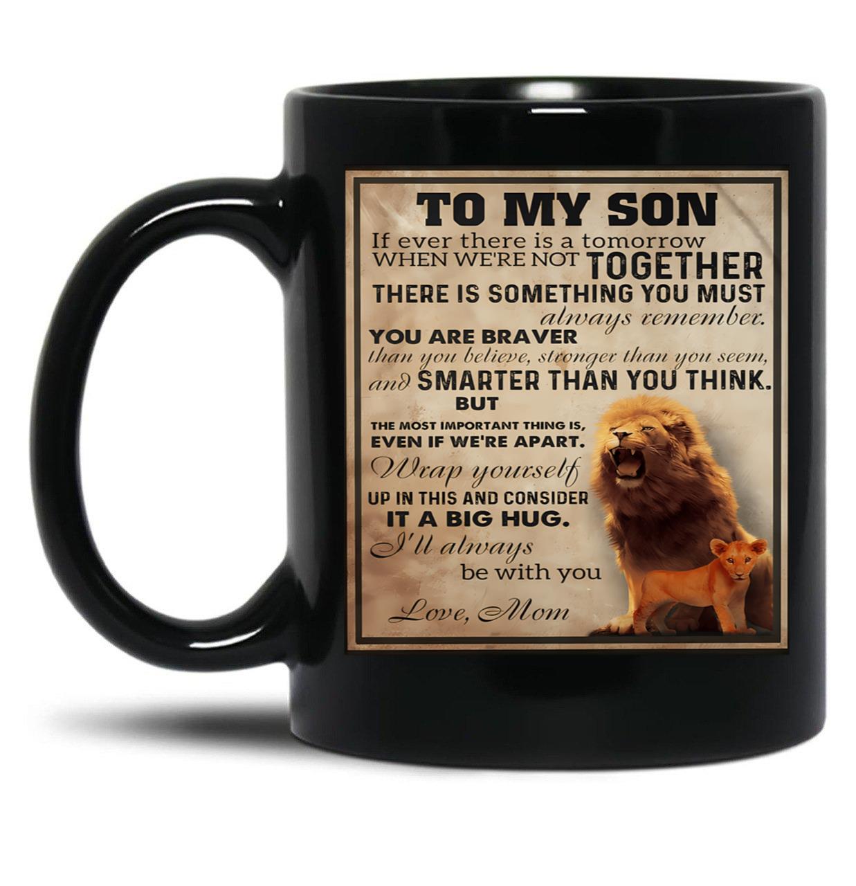 I'Ll Always Be With You Black Coffee Mug