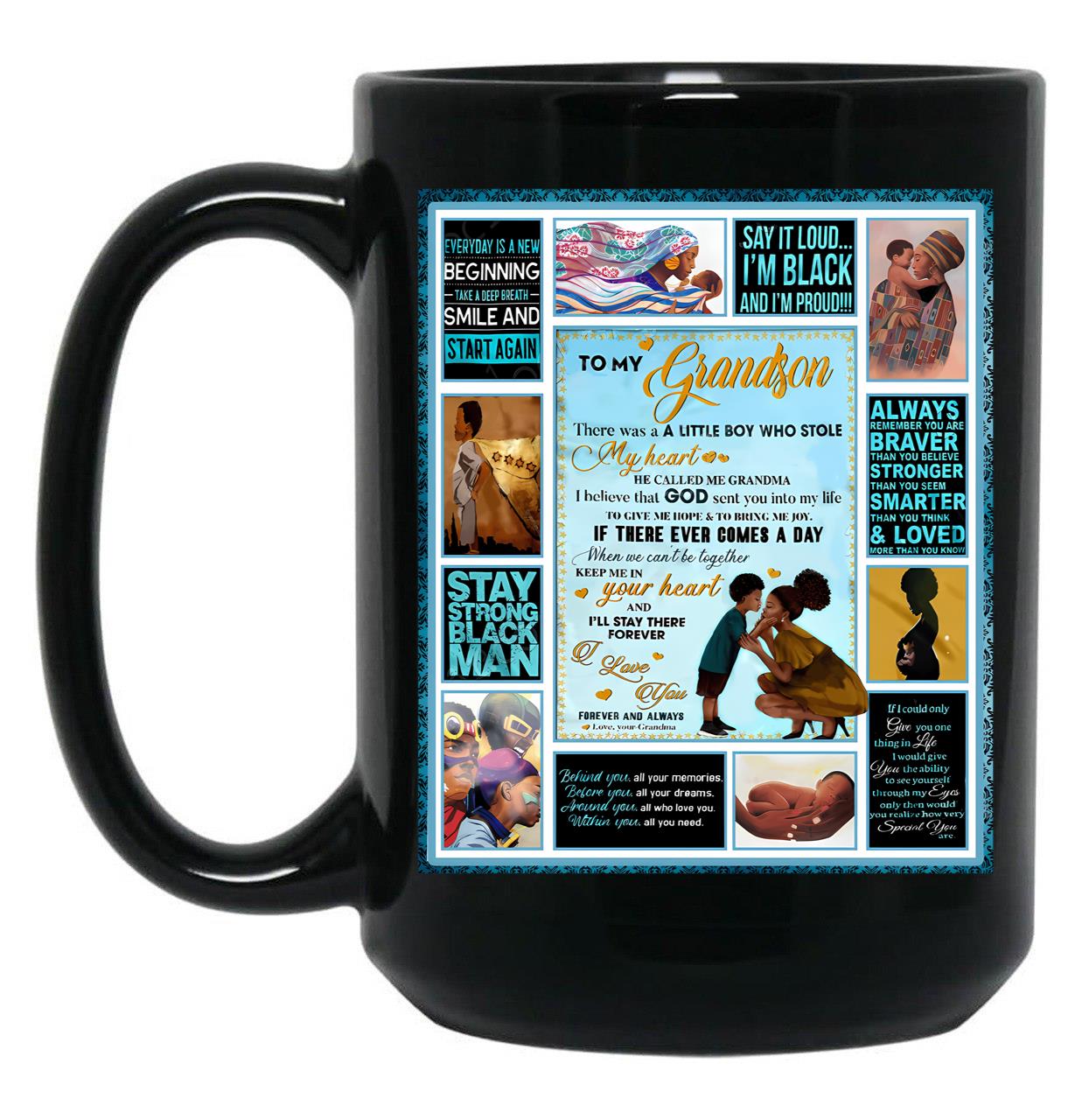 I'Ll Stay There Forever I Love You Black Coffee Mug