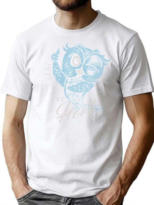 I'M A Hoot T-Shirt for Men & Women, T-Shirts Graphic Tee - White