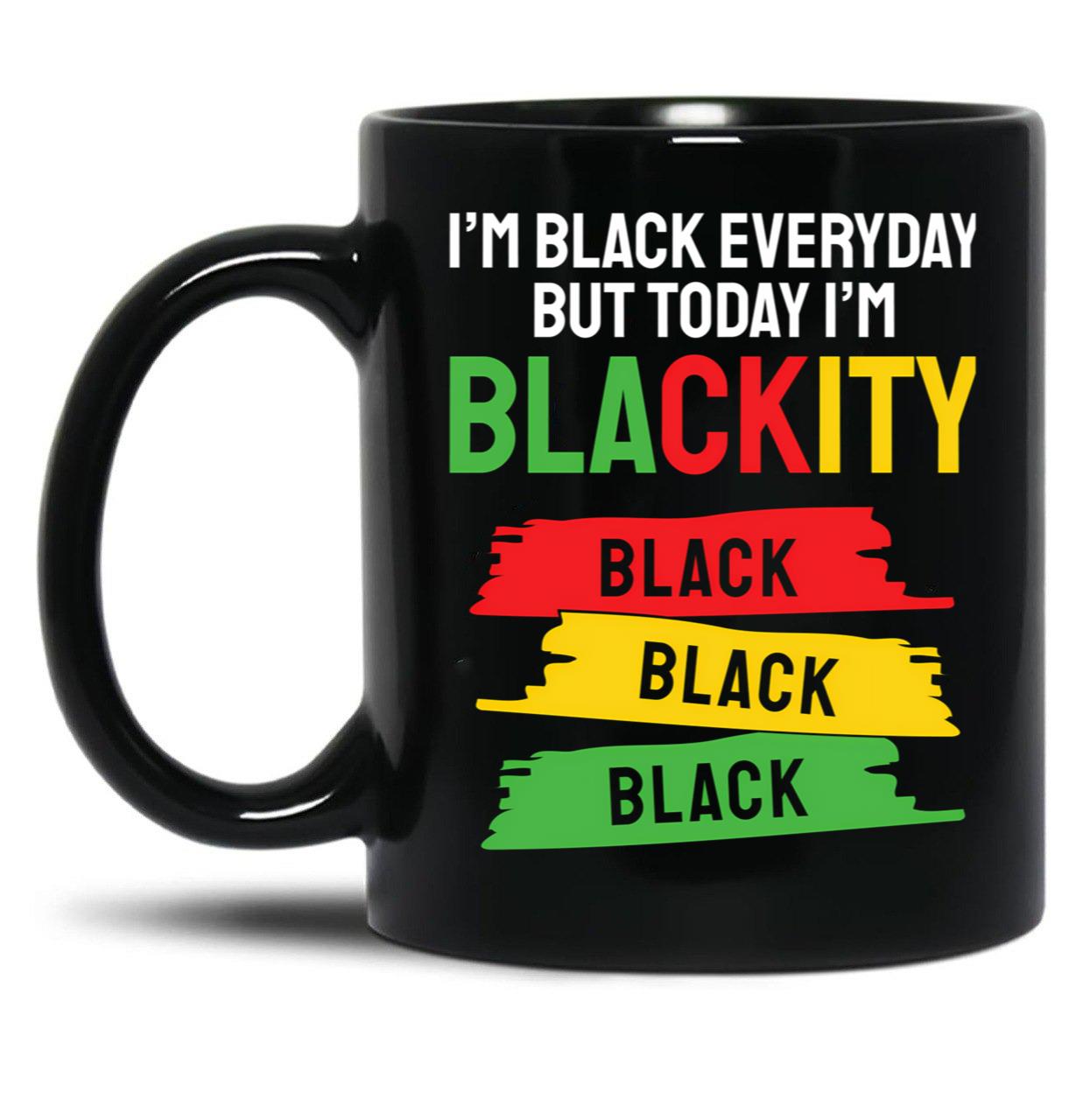 I'M Black Black Coffee Mug