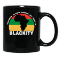 I'M Blackity Juneteenth Black African American Men And Women Black Coffee Mug - Black
