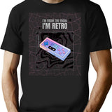 I'M From The 1900S I'M Retro T-Shirt Gaming T-Shirt for Men & Women, T-Shirts Graphic Tee - Black