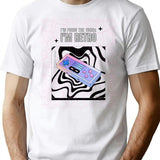 I'M From The 1900S I'M Retro T-Shirt Gaming T-Shirt for Men & Women, T-Shirts Graphic Tee - White