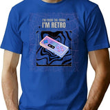 I'M From The 1900S I'M Retro T-Shirt Gaming T-Shirt for Men & Women, T-Shirts Graphic Tee - Blue