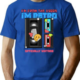 I'M From The 1900S Retro Cassette Vhs T-Shirt T-Shirt for Men & Women, T-Shirts Graphic Tee - Blue