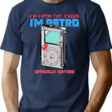 I'M From The 1900S Retro Mp3 T-Shirt T-Shirt for Men & Women, T-Shirts Graphic Tee - Navy