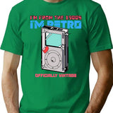 I'M From The 1900S Retro Mp3 T-Shirt T-Shirt for Men & Women, T-Shirts Graphic Tee - Green