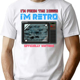 I'M From The 1900S Retro Tv Shirt T-Shirt for Men & Women, T-Shirts Graphic Tee - White