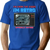 I'M From The 1900S Retro Tv Shirt T-Shirt for Men & Women, T-Shirts Graphic Tee - Blue