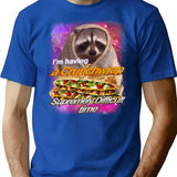 I'M Having A Crunchwrap Supremely Difficult Time T-Shirt for Men & Women, T-Shirts Graphic Tee - Blue