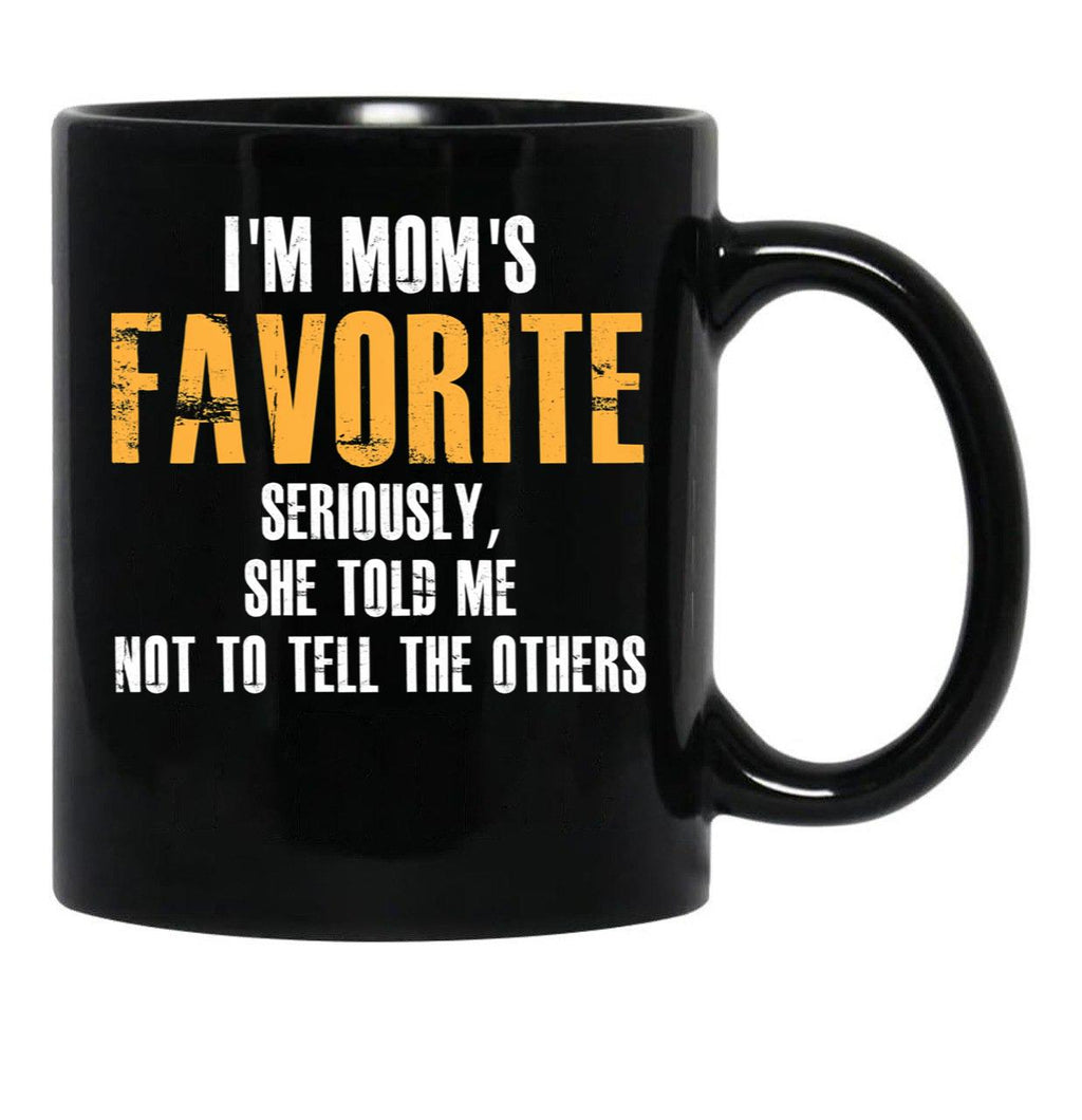 I'M Mom'S Favorite Black Coffee Mug - Black