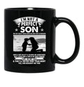 I'M Not A Perfect Son Black Coffee Mug - Black