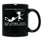 I'M Not Jealous But What Is Mine Is Now Mine I Also Licked It So Mine End Of The Story Black Coffee Mug - Black