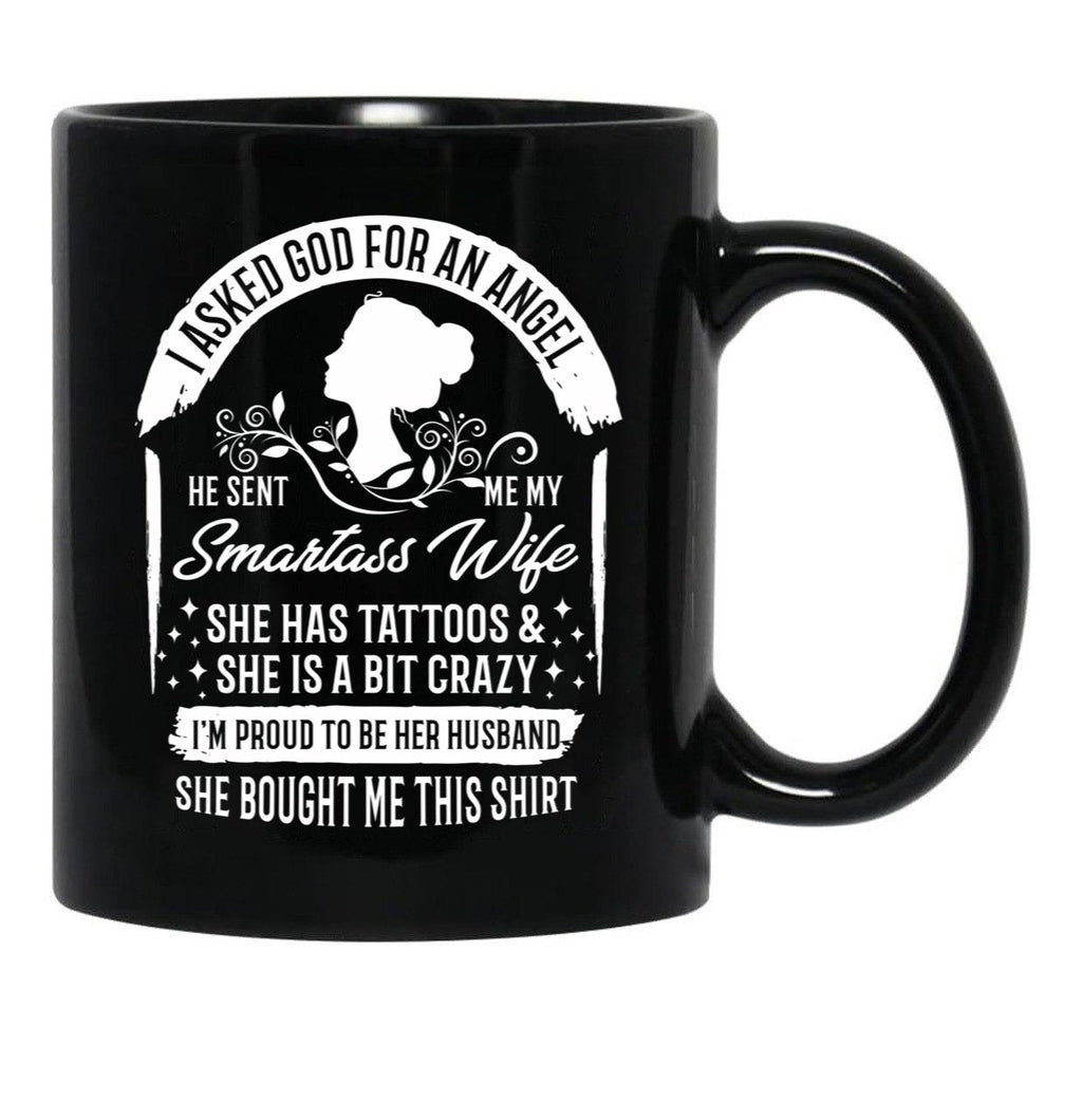 I'M Proud To Be Her Husband Black Coffee Mug - Black