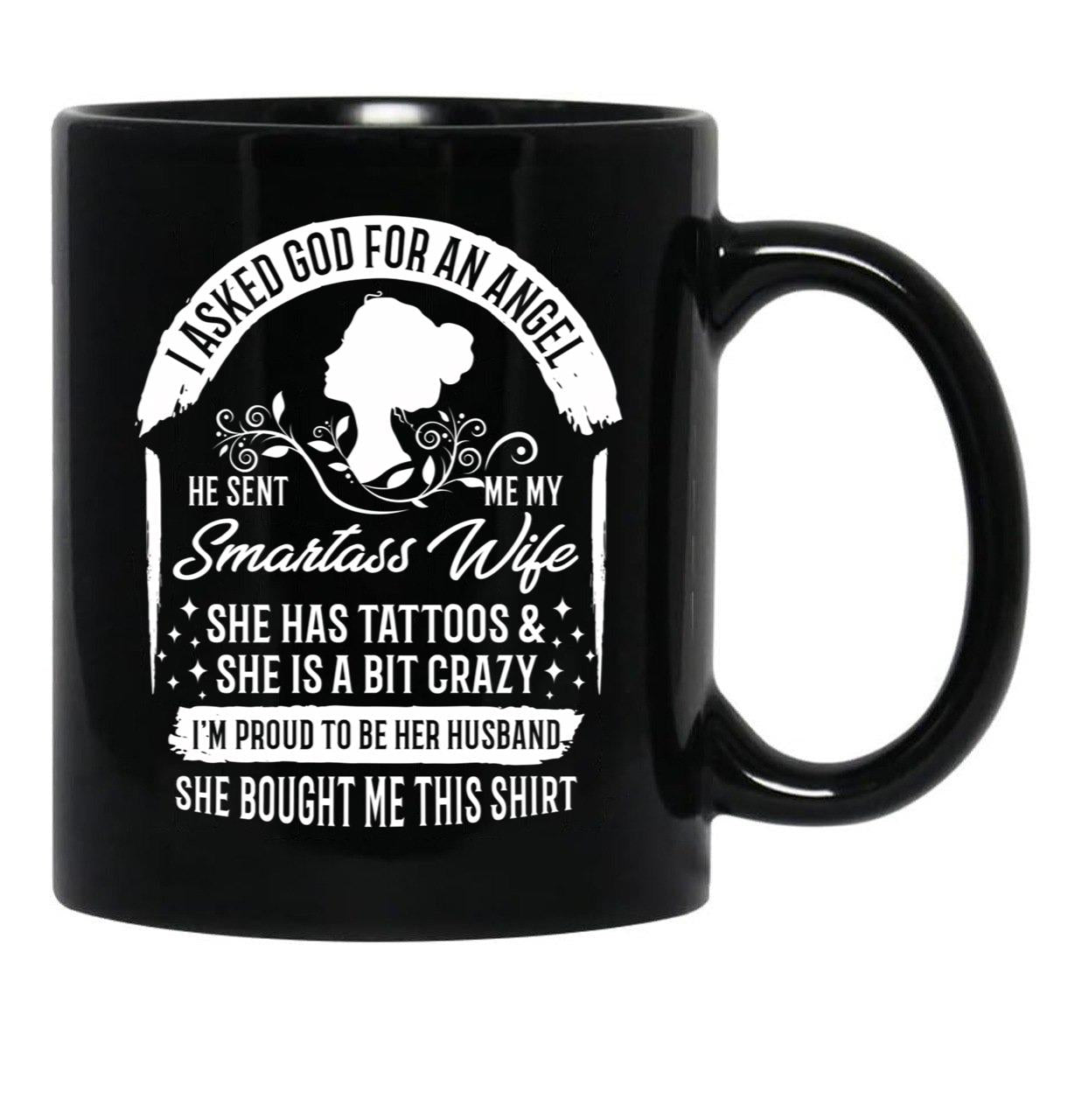 I'M Proud To Be Her Husband Black Coffee Mug - Black