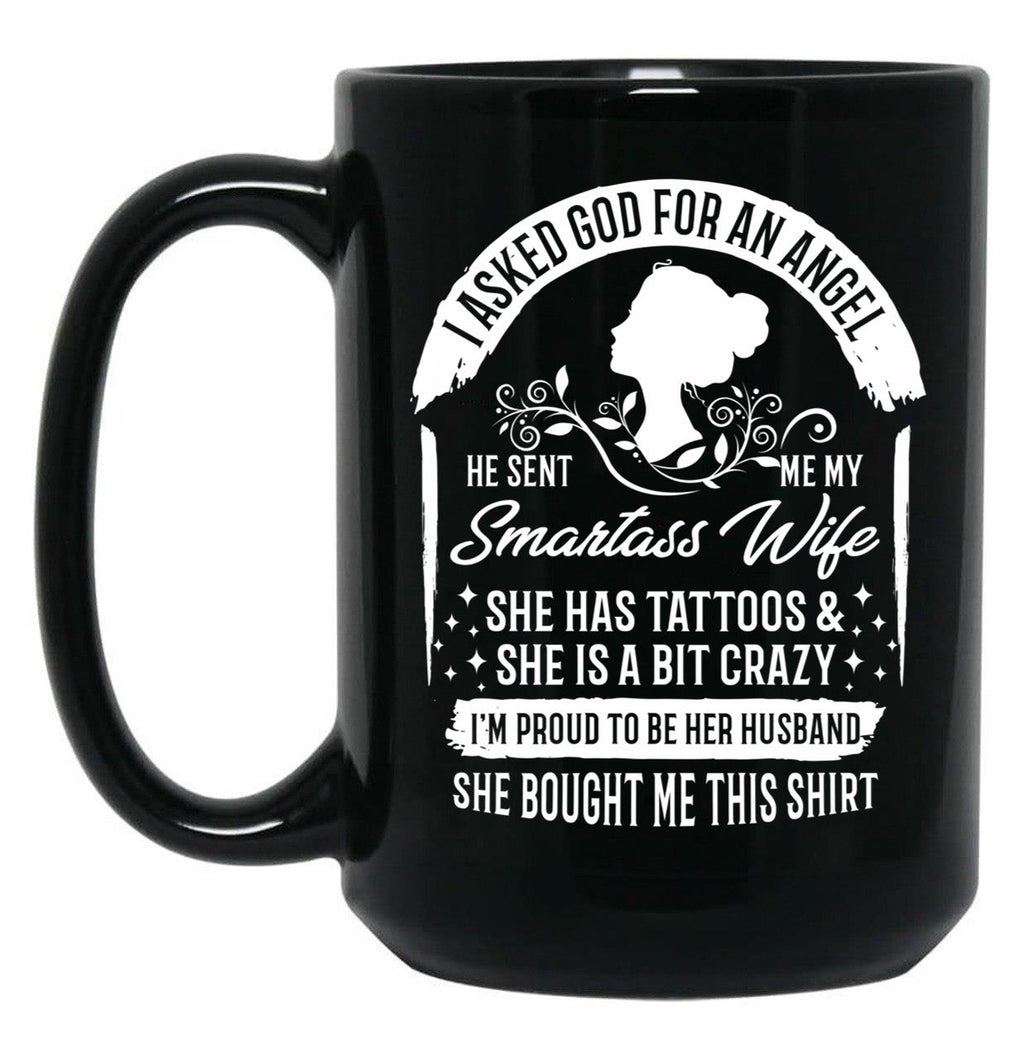 I'M Proud To Be Her Husband Black Coffee Mug