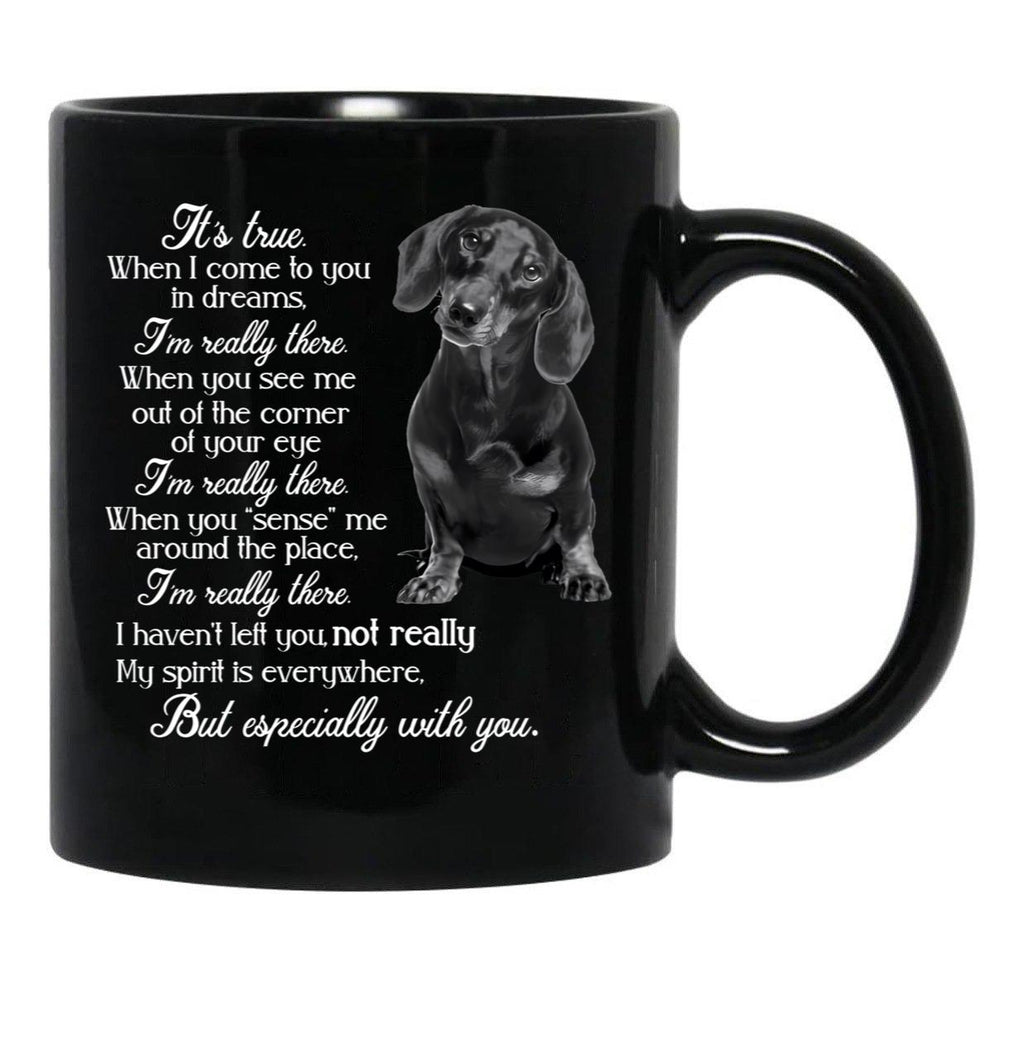 I'M Really There Black Coffee Mug - Black