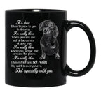 I'M Really There Black Coffee Mug - Black