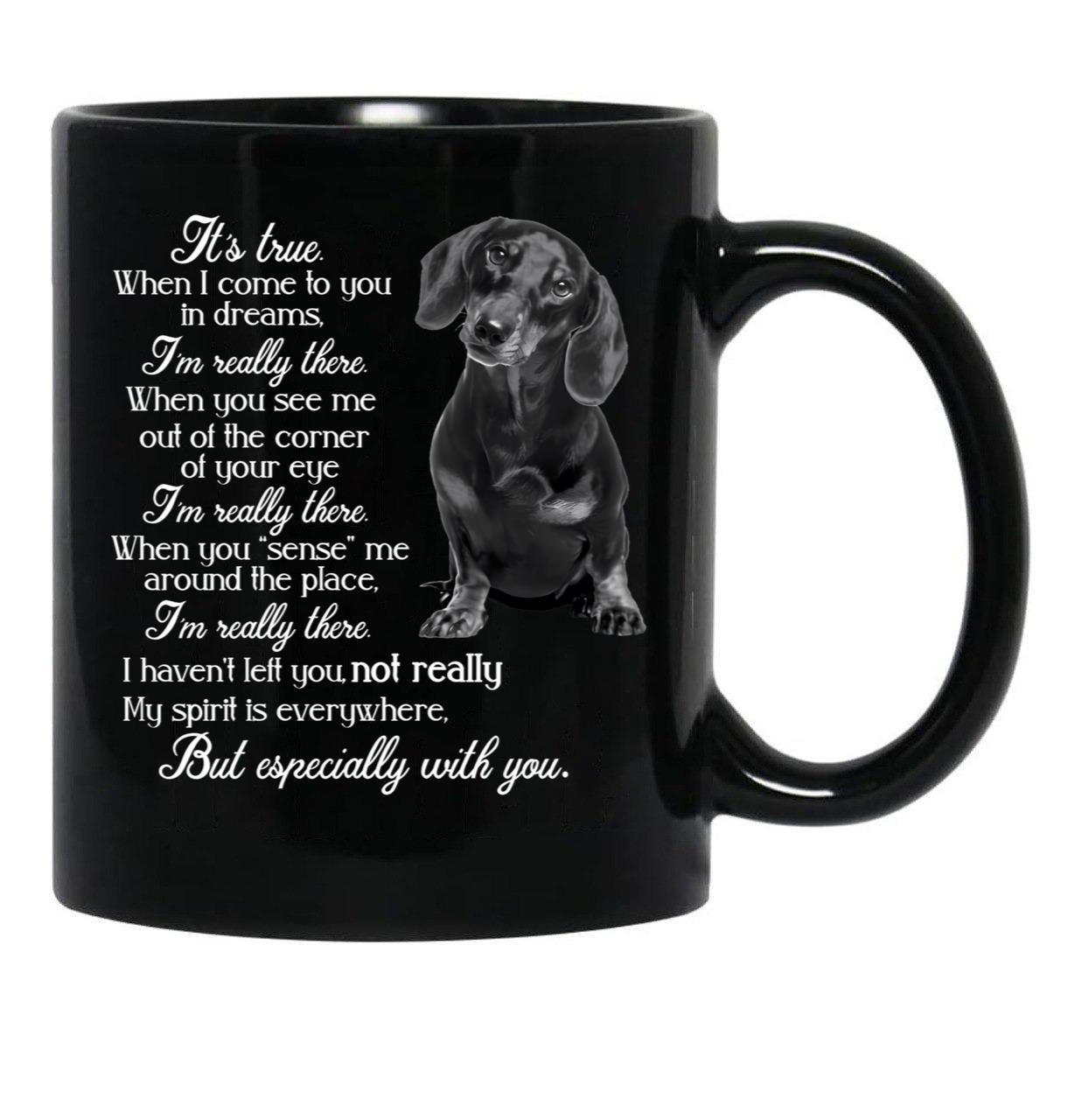 I'M Really There Black Coffee Mug - Black