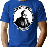 I'M Uncool T-Shirt for Men & Women, T-Shirts Graphic Tee - Blue