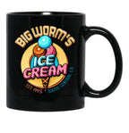 Ice Cream Enak Black Coffee Mug - Black