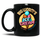 Ice Cream Enak Black Coffee Mug