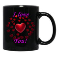Ich Liebe Dich Black Coffee Mug - Black