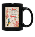 If I Had A Flower For Every Time I Thought Of You Black Coffee Mug - Black