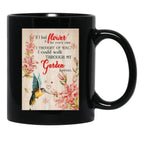 If I Had A Flower For Every Time I Thought Of You Black Coffee Mug - Black