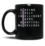 If You Love Your Mother ,Love Mom Black Coffee Mug