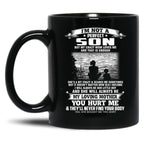 Im Not A Perfect Son But My Crazy Mom Loves Me Mothers Day Black Coffee Mug