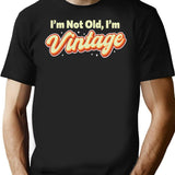 Im Vintage T-Shirt for Men & Women, T-Shirts Graphic Tee - Black