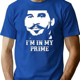 Im in My Prime Premium Heavyweight Cotton T-Shirt - Blue