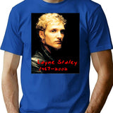 Image Layne Staley Classic Essentiel T-Shirt for Men & Women, T-Shirts Graphic Tee - Blue