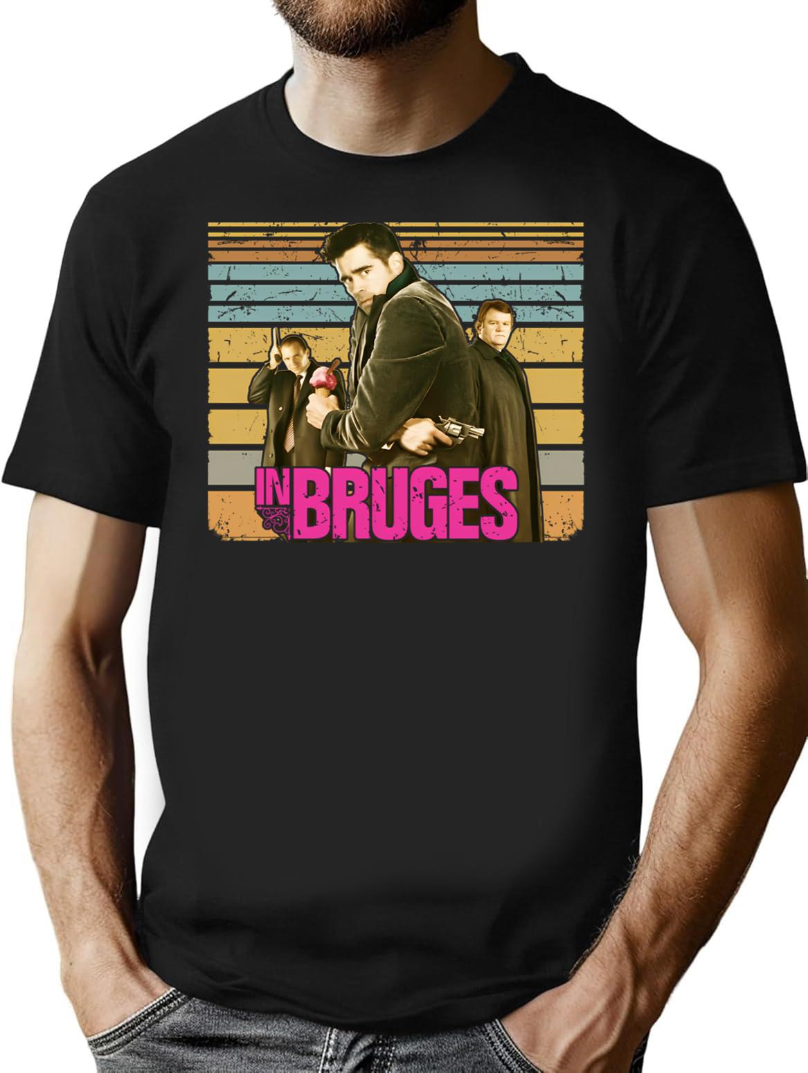 In Bruges T-Shirt for Men & Women, T-Shirts Graphic Tee - Black