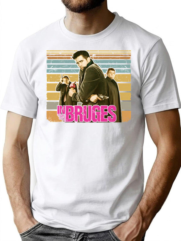 In Bruges T-Shirt for Men & Women, T-Shirts Graphic Tee - White
