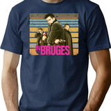 In Bruges T-Shirt for Men & Women, T-Shirts Graphic Tee - Navy