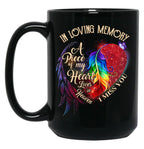 In Loving Memory I Miss You Black Coffee Mug